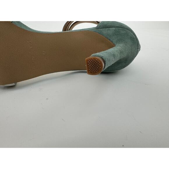 Charles David Women's Blue Electra Sandals Stiletto Suede Heels Size 8.5M - Picture 9 of 16